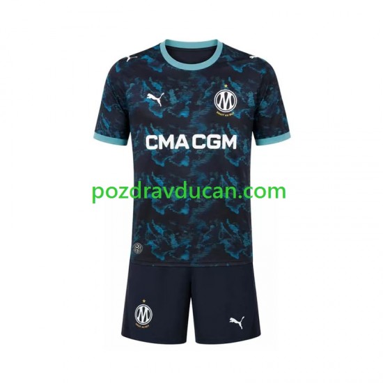 Nogometni Dresovi Olympique de Marseille Dječji Gostujući dres 2026-2027 Kratkih Rukava
