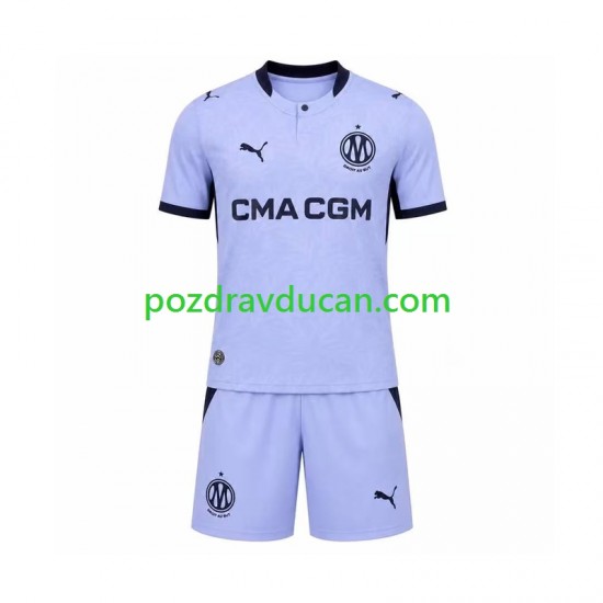 Nogometni Dresovi Olympique de Marseille Dječji Treći dres 2026-2027 Kratkih Rukava