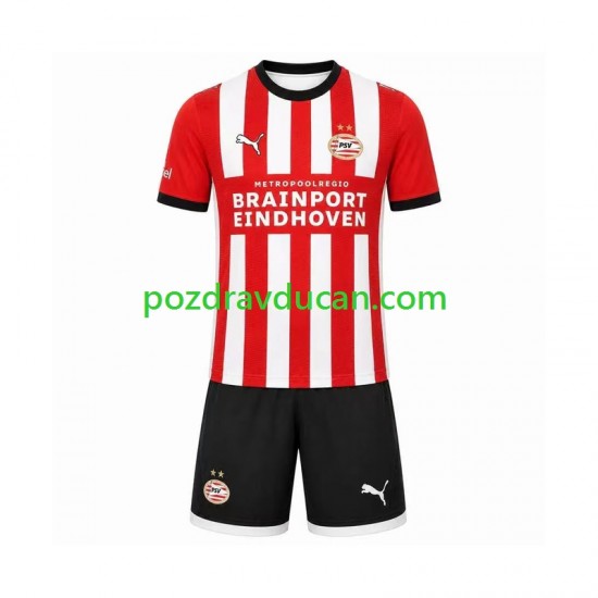 Nogometni Dresovi PSV Eindhoven Dječji Domaći dres 2026-2027 Kratkih Rukava