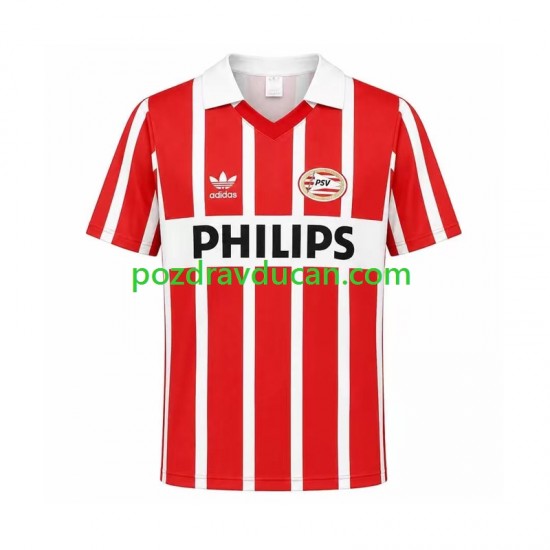 Nogometni Dresovi PSV Eindhoven 1990 Retro Muški Domaći dres Kratkih Rukava