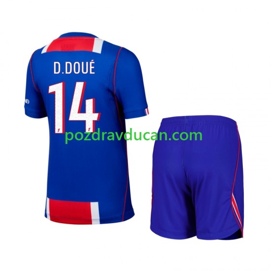 Nogometni Dresovi Paris Saint-Germain Desire Doue 14 Dječji Domaći dres 2026-2027 Kratkih Rukava