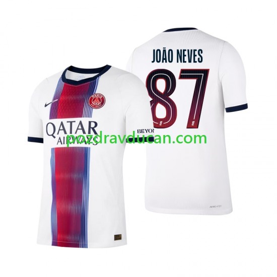 Nogometni Dresovi Paris Saint-Germain Joao Neves 87 Muški Gostujući dres 2026-2027 Kratkih Rukava