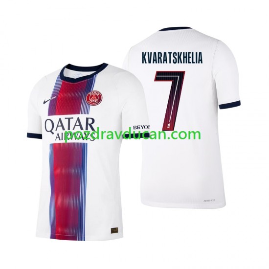 Nogometni Dresovi Paris Saint-Germain Khvicha Kvaratskhelia 7 Muški Gostujući dres 2026-2027 Kratkih Rukava