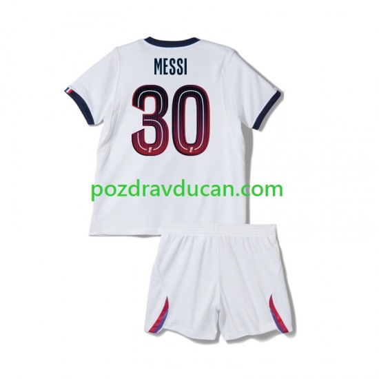 Nogometni Dresovi Paris Saint-Germain Lionel Messi 30 Dječji Gostujući dres 2026-2027 Kratkih Rukava