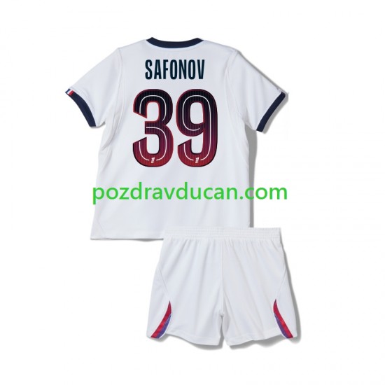 Nogometni Dresovi Paris Saint-Germain Matvey Safonov 39 Dječji Gostujući dres 2026-2027 Kratkih Rukava