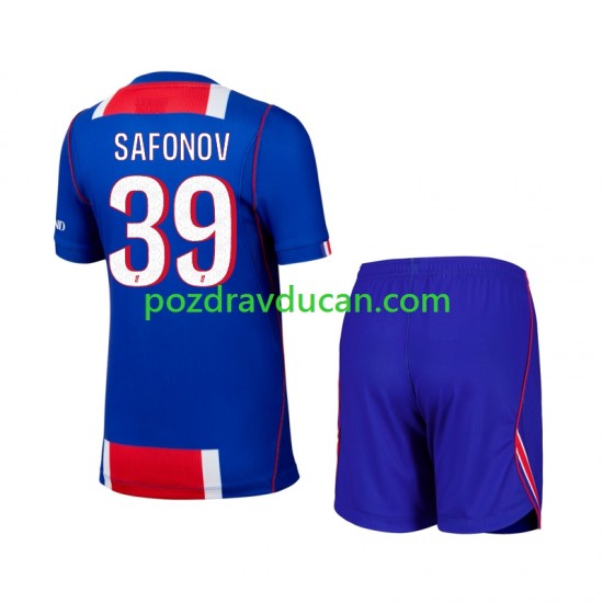 Nogometni Dresovi Paris Saint-Germain Matvey Safonov 39 Dječji Domaći dres 2026-2027 Kratkih Rukava