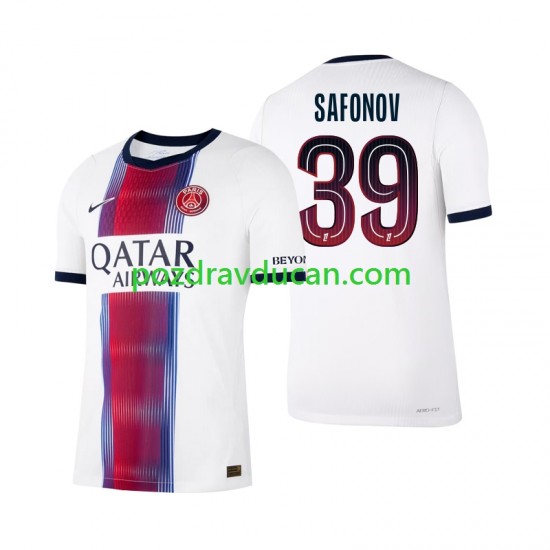 Nogometni Dresovi Paris Saint-Germain Matvey Safonov 39 Muški Gostujući dres 2026-2027 Kratkih Rukava