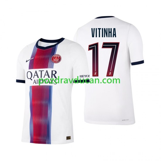 Nogometni Dresovi Paris Saint-Germain Vitinha 17 Muški Gostujući dres 2026-2027 Kratkih Rukava