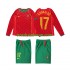 Nogometni Dresovi Portugal Cristiano Ronaldo 17 Retro Dječji Domaći dres 2004 Dugi Rukav
