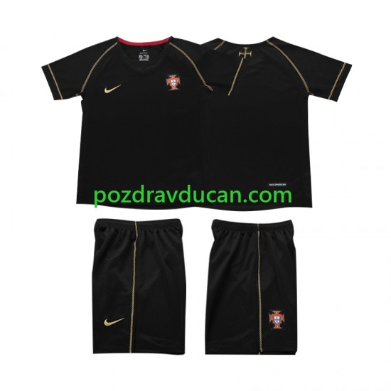 Nogometni Dresovi Portugal Retro Dječji Gostujući dres 2006 Kratkih Rukava