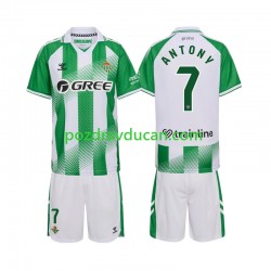 Nogometni Dresovi Real Betis Anthoy 7 Dječji Domaći dres 2026-2027 Kratkih Rukava