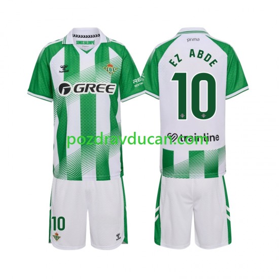 Nogometni Dresovi Real Betis Ez Abde 10 Dječji Domaći dres 2026-2027 Kratkih Rukava