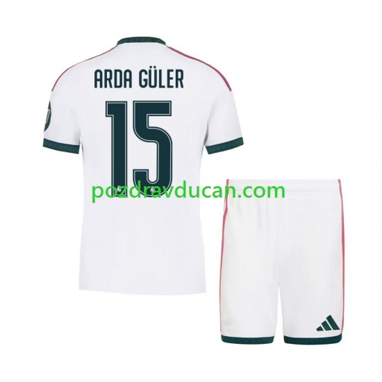 Nogometni Dresovi Real Madrid Arda Guler 15 Dječji Domaći dres 2026-2027 Kratkih Rukava