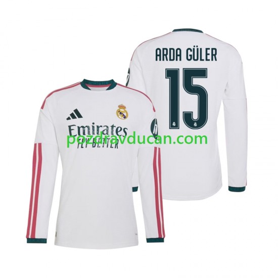 Nogometni Dresovi Real Madrid Arda Guler 15 Muški Domaći dres 2026-2027 Dugi Rukav