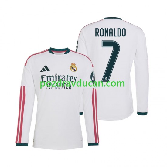 Nogometni Dresovi Real Madrid Cristiano Ronaldo 7 Muški Domaći dres 2026-2027 Dugi Rukav