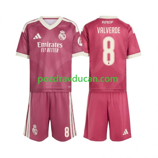 Nogometni Dresovi Real Madrid Federico Valverde 8 Dječji Treći dres 2026-2027 Kratkih Rukava