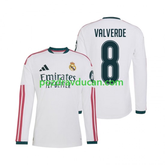 Nogometni Dresovi Real Madrid Federico Valverde 8 Muški Domaći dres 2026-2027 Dugi Rukav