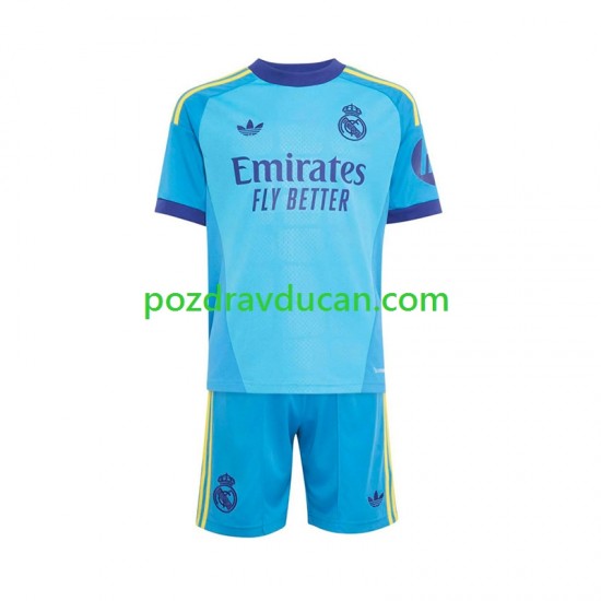 Nogometni Dresovi Real Madrid Vratar Dječji Gostujući dres 2026-2027 Kratkih Rukava
