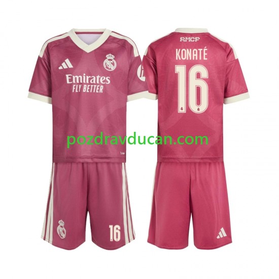 Nogometni Dresovi Real Madrid Ibrahima Konate 16 Dječji Treći dres 2026-2027 Kratkih Rukava