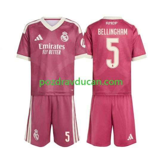 Nogometni Dresovi Real Madrid Jude Bellingham 5 Dječji Treći dres 2026-2027 Kratkih Rukava