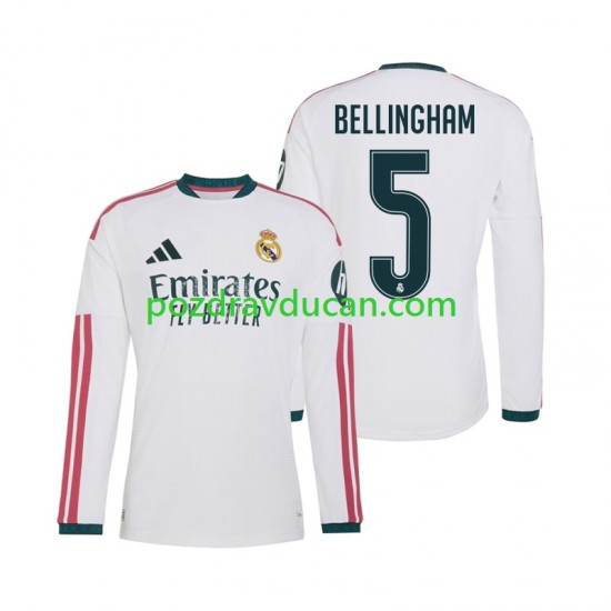 Nogometni Dresovi Real Madrid Jude Bellingham 5 Muški Domaći dres 2026-2027 Dugi Rukav