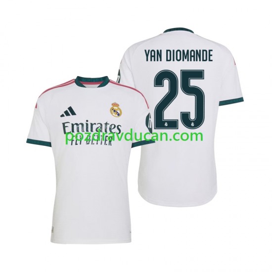 Nogometni Dresovi Real Madrid Yan Diomande 25 Muški Domaći dres 2026-2027 Kratkih Rukava