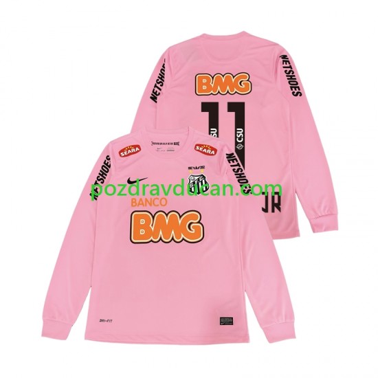 Nogometni Dresovi Santos Neymar JR 11 2012 2013 Retro Muški Četvrti dres Dugi Rukav