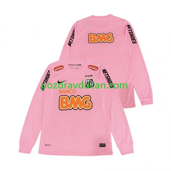 Nogometni Dresovi Santos 2012 2013 Retro Muški Četvrti dres Dugi Rukav