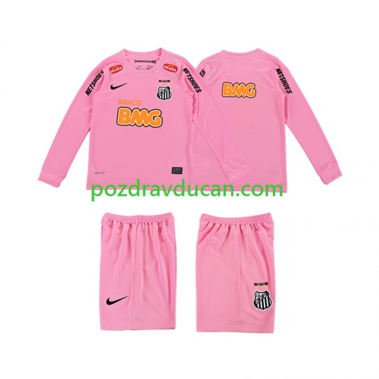 Nogometni Dresovi Santos 2012 2013 Retro Dječji Četvrti dres Dugi Rukav