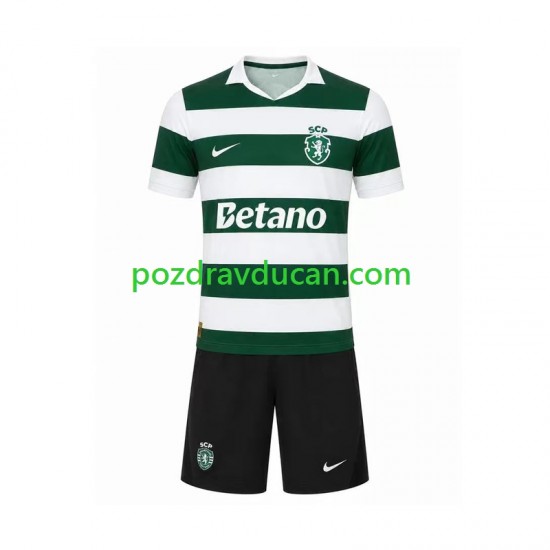 Nogometni Dresovi Sporting CP Dječji Domaći dres 2026-2027 Kratkih Rukava