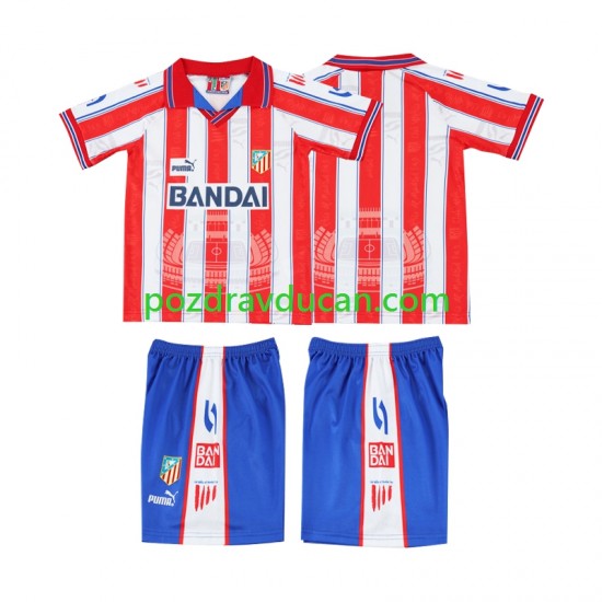 Nogometni Dresovi Sporting CP 1996 1997 Retro Dječji Domaći dres Kratkih Rukava