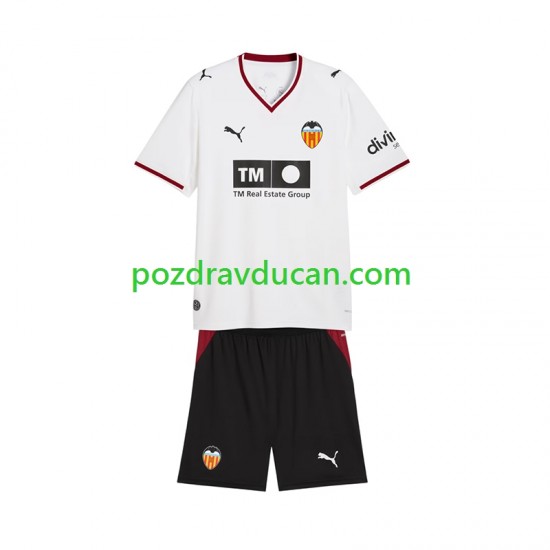 Nogometni Dresovi Valencia CF Dječji Domaći dres 2026-2027 Kratkih Rukava