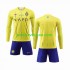 Nogometni Dresovi Al-Nassr Dječji Domaći dres 2023-2024 Dugi Rukav