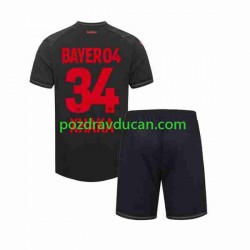 Nogometni Dresovi Bayer 04 Leverkusen Granit Xhaka 34 Dječji Domaći dres 2023-2024 Kratkih Rukava