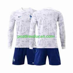 Nogometni Dresovi Francuska Dječji Gostujući dres World Cup 2022 Dugi Rukav