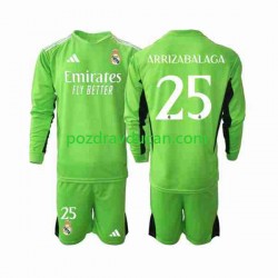 Nogometni Dresovi Real Madrid Kepa Arrizabalaga 25 Vratar Dječji Domaći dres 2023-2024 Dugi Rukav