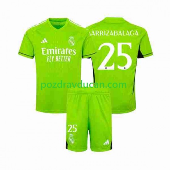 Nogometni Dresovi Real Madrid Kepa Arrizabalaga 25 Vratar Dječji Domaći dres 2023-2024 Kratkih Rukava