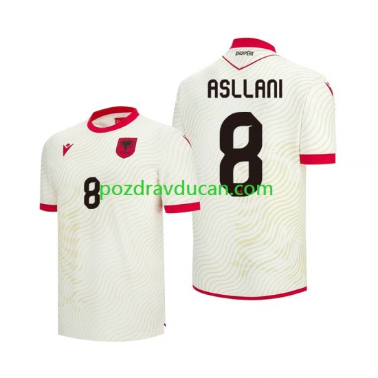 Nogometni Dresovi Albanija Kristjan Asllani 8 Muški Gostujući dres World Cup 2026 Kratkih Rukava
