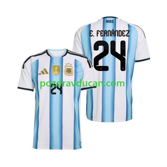 Nogometni Dresovi Argentina Enzo Fernandez 24 Muški Domaći dres World Cup 2026 Kratkih Rukava