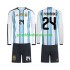 Nogometni Dresovi Argentina Enzo Fernandez 24 Dječji Domaći dres World Cup 2026 Dugi Rukav