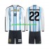 Nogometni Dresovi Argentina Franco Mastantuono 22 Dječji Domaći dres World Cup 2026 Dugi Rukav