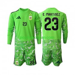 Nogometni Dresovi Argentina Emiliano Martinez 23 Vratar Dječji Treći dres World Cup 2026 Dugi Rukav