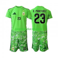 Nogometni Dresovi Argentina Emiliano Martinez 23 Vratar Dječji Treći dres World Cup 2026 Kratkih Rukava