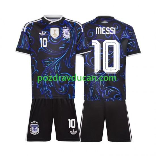 Nogometni Dresovi Argentina Lionel Messi 10 Dječji Gostujući dres World Cup 2026 Kratkih Rukava