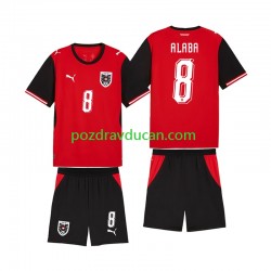 Nogometni Dresovi Austrija David Alaba 8 Dječji Domaći dres World Cup 2026 Kratkih Rukava Nogometni Dresovi Austrija David Alaba 8 Dječji Domaći dres World Cup 2026 Kratkih Rukava