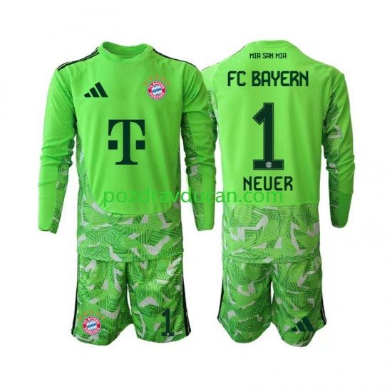 Nogometni Dresovi FC Bayern München Manuel Neuer 1 Vratar Dječji Domaći dres 2026-2027 Dugi Rukav
