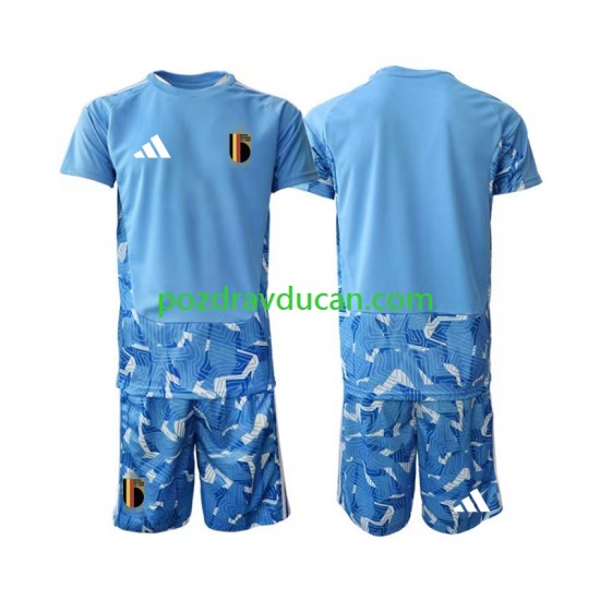 Nogometni Dresovi Belgija Vratar Dječji Domaći dres World Cup 2026 Kratkih Rukava