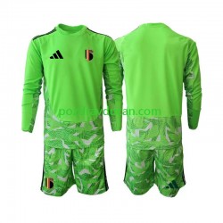Nogometni Dresovi Belgija Vratar Dječji Treći dres World Cup 2026 Dugi Rukav