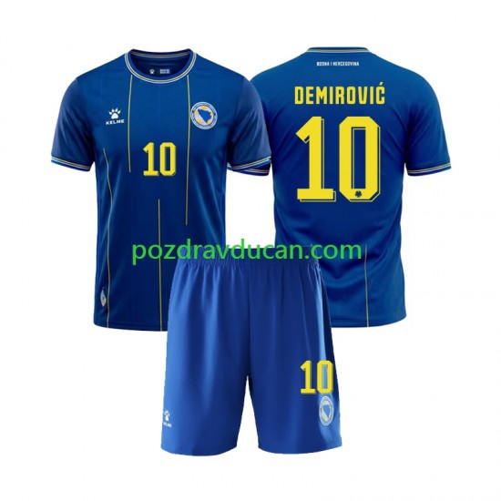 Nogometni Dresovi Bosna i Hercegovina Ermedin Demirovic 10 Dječji Domaći dres World Cup 2026 Kratkih Rukava