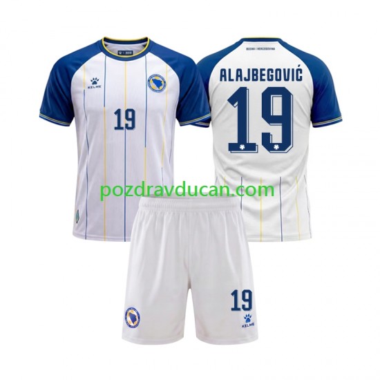Nogometni Dresovi Bosna i Hercegovina Kerim Alajbegovic 19 Dječji Gostujući dres World Cup 2026 Kratkih Rukava